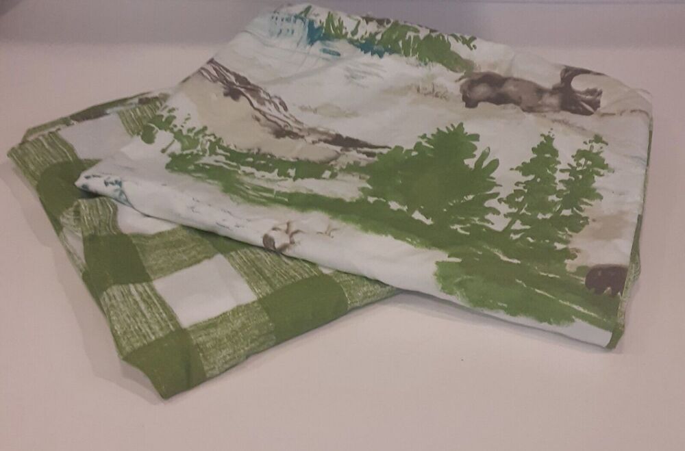 Modern Southern Home Pillow Shams Wild Animals & Gingham 21x26